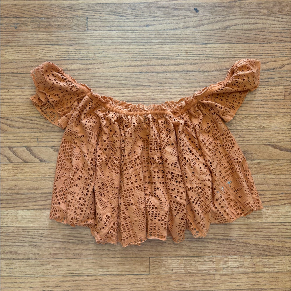 Free People Beach Off The Shoulder Top